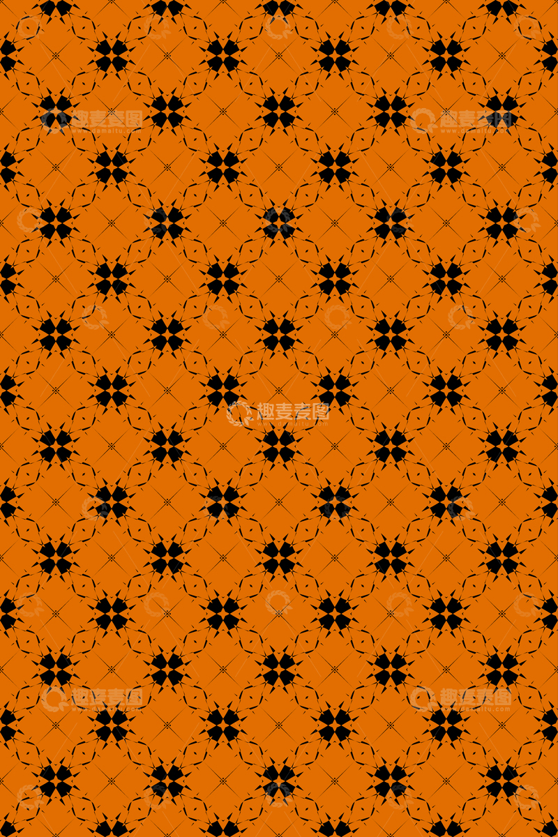 源文件下载【趣麦麦图】-简约复古几何无缝花型243