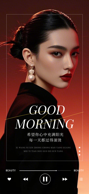 优雅早安祝福图文素材