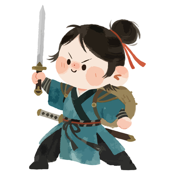 古风少年人物插画3