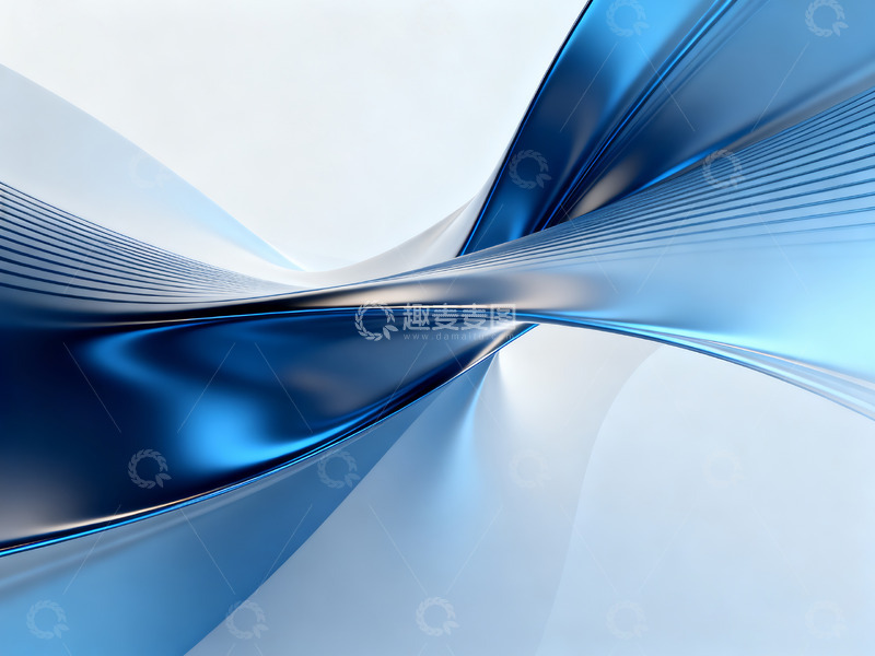 蓝色科技感网络线条粒子10