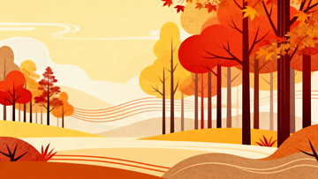 秋天红叶风景背景12