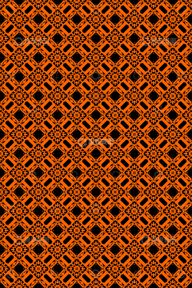 源文件下载【趣麦麦图】简约复古几何无缝花型263