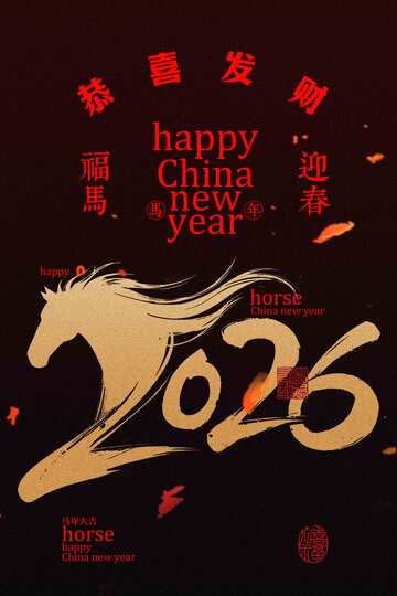 新年春年节日活动海报