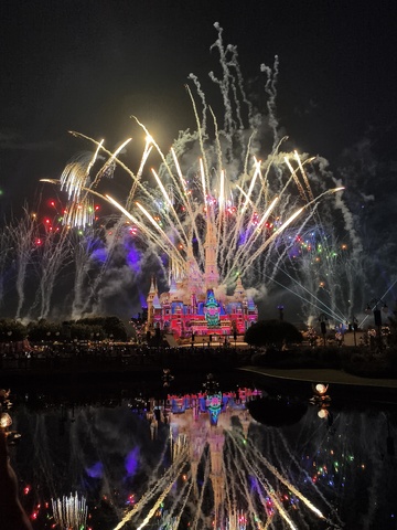 迪士尼的烟花秀