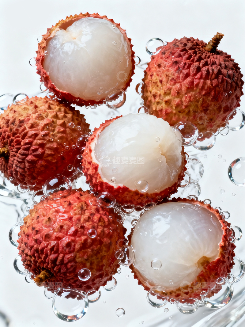 源文件下载【趣麦麦图】水中的荔枝3