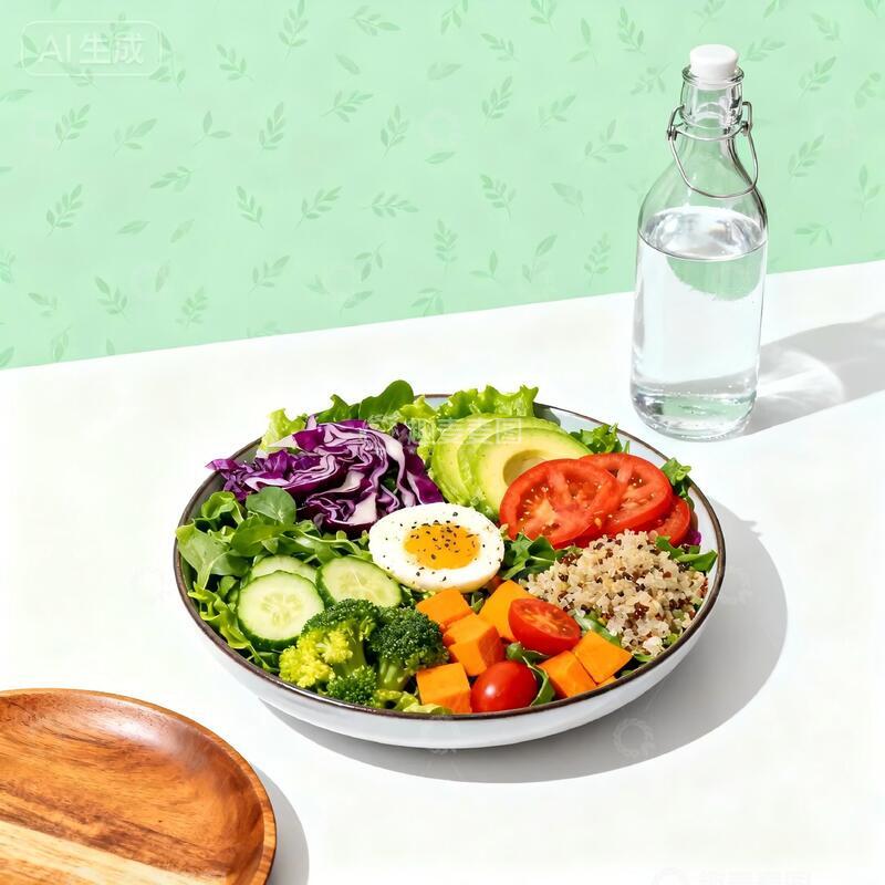 高清大图下载【趣麦麦图】清新健康蔬菜沙拉美食摄影