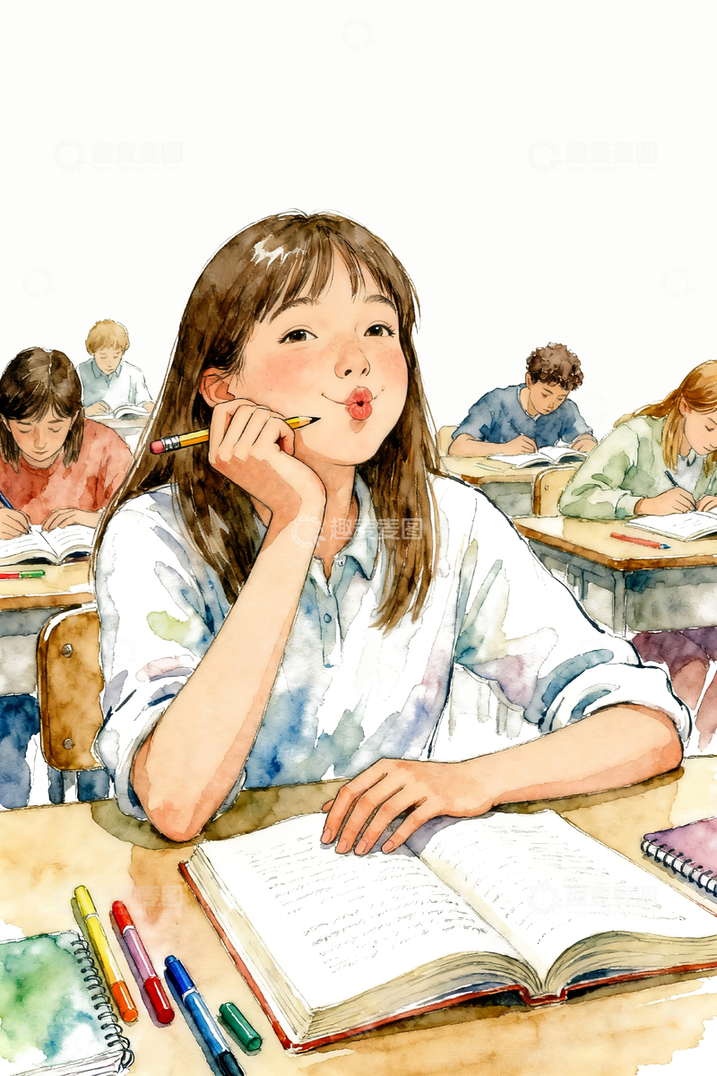 源文件下载【趣麦麦图】教师中的女孩3