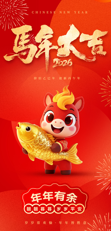 马年海报设计