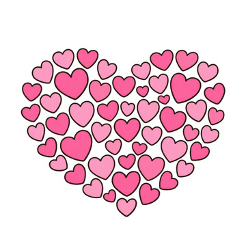 感恩节小元素爱心感恩免抠元素