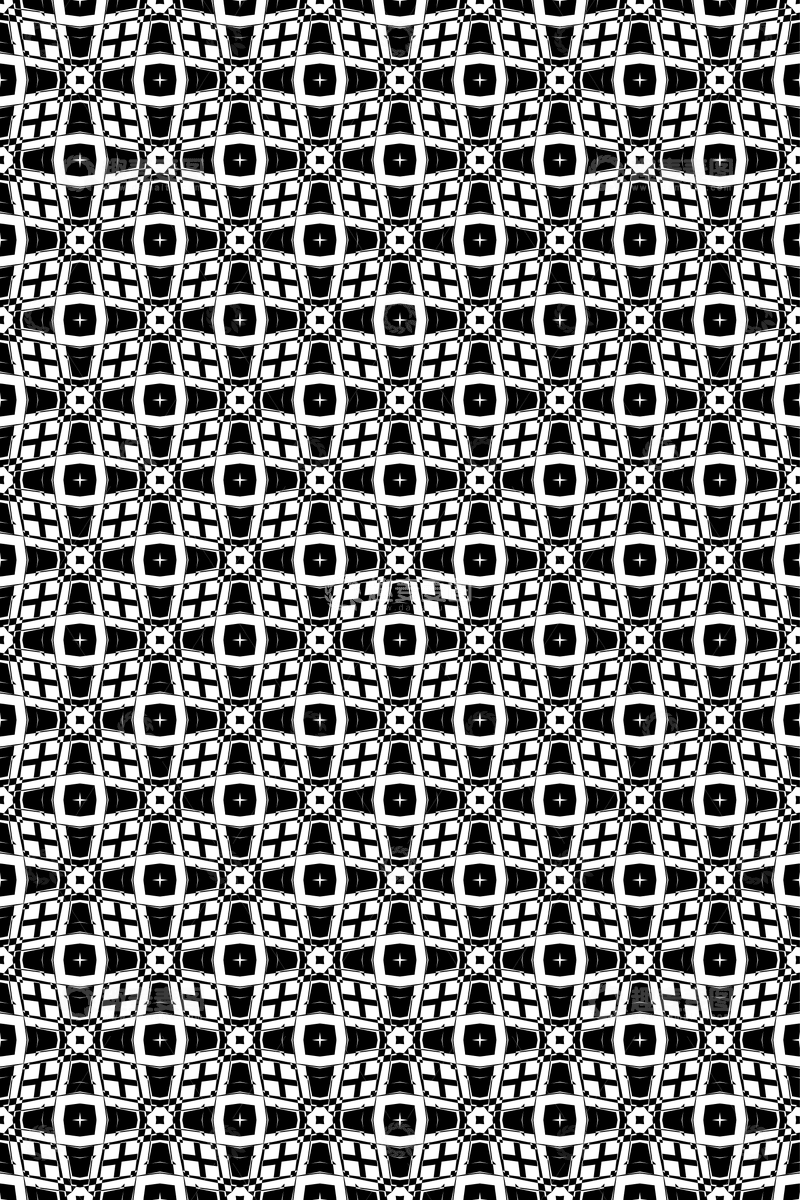 源文件下载【趣麦麦图】黑白简约几何无缝花型35