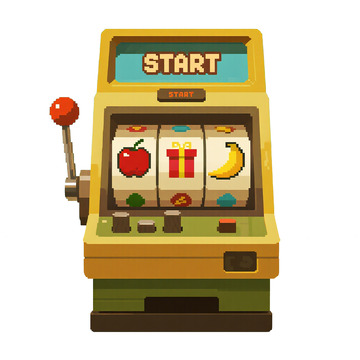 像素风水果礼物主题老虎机2