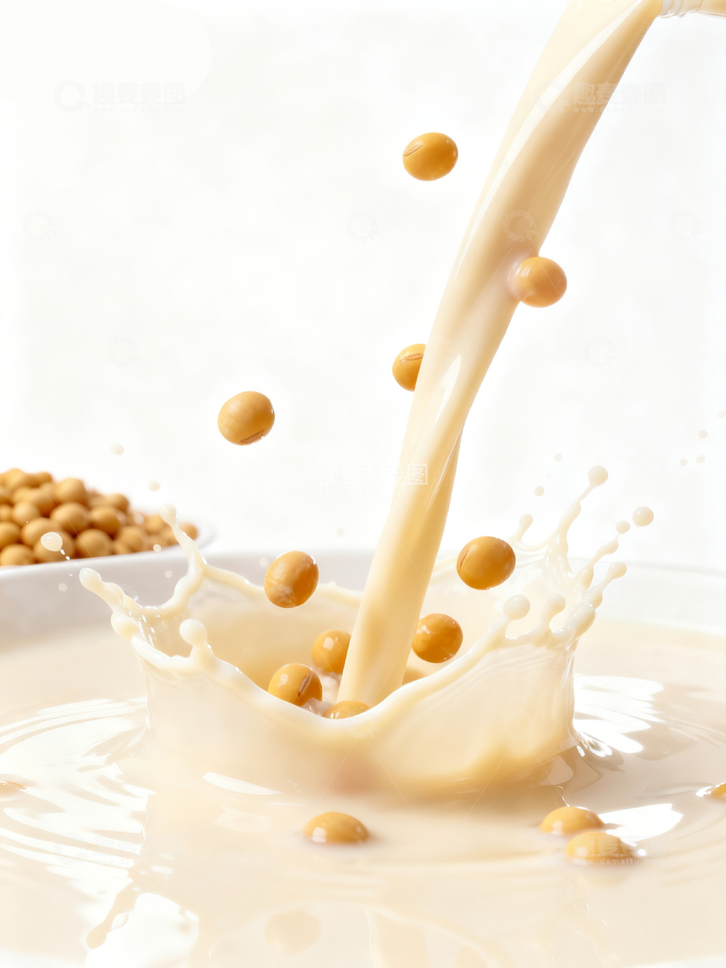 源文件下载【趣麦麦图】豆浆黄豆特写2