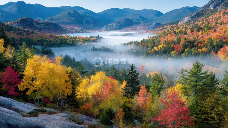 高清大图下载【趣麦麦图】山林   幽深   谷空