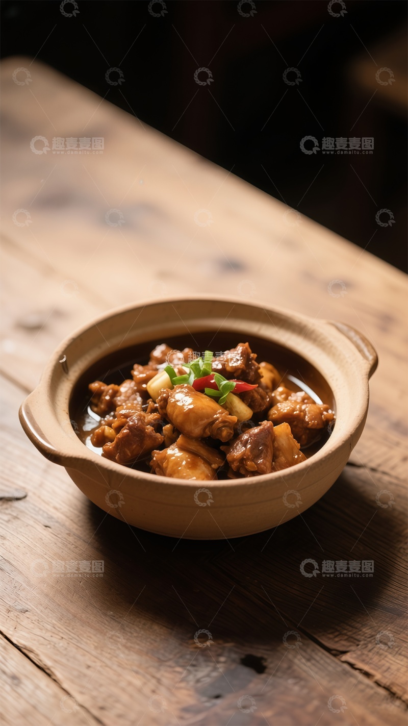 高清大图下载【趣麦麦图】砂锅炖肉美食摄影