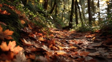 山涧  逸趣   霜叶  