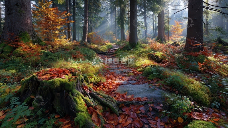 高清大图下载【趣麦麦图】山涧  嶙峋  踞虎   