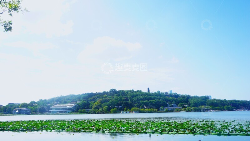 高清大图下载【趣麦麦图】湖畔风光自然景