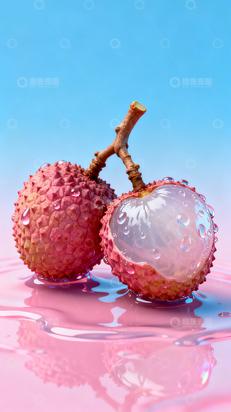 源文件下载【趣麦麦图】梦幻摄影荔枝3