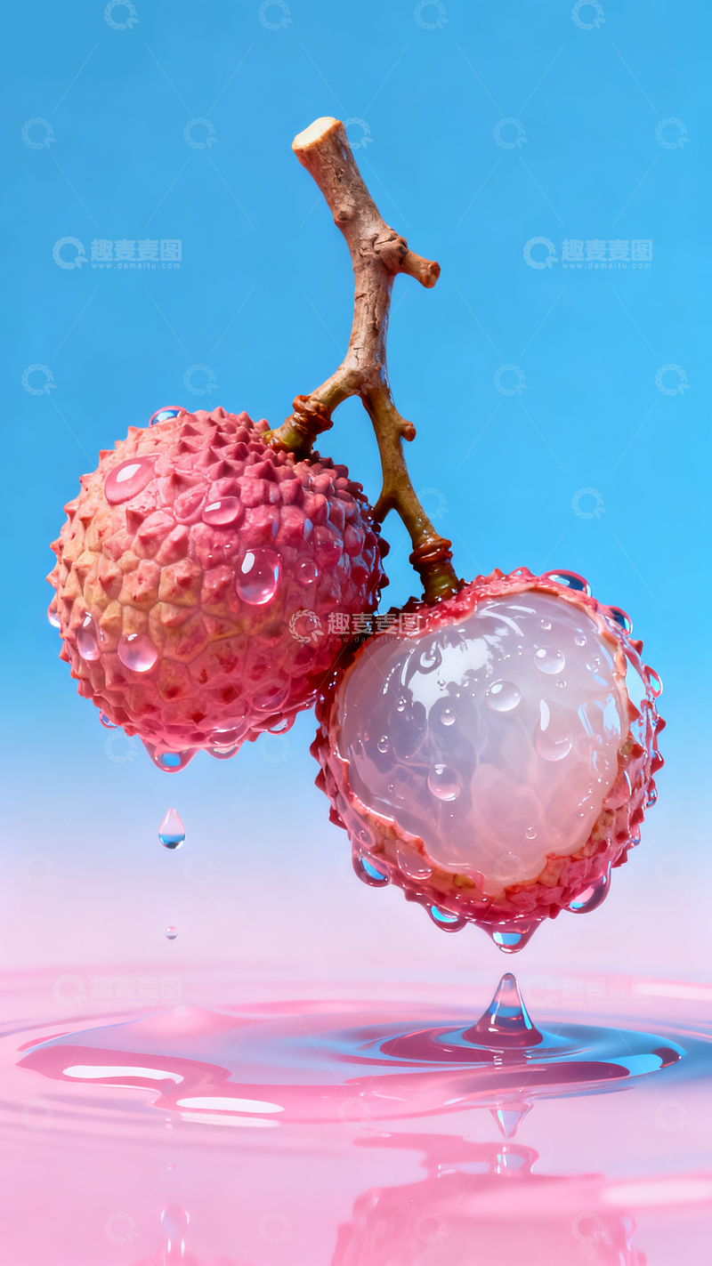 源文件下载【趣麦麦图】梦幻摄影荔枝1