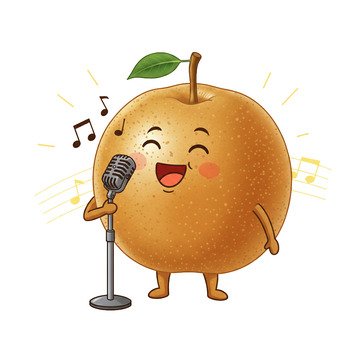 插画卡通梨子8