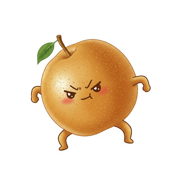 插画卡通梨子7