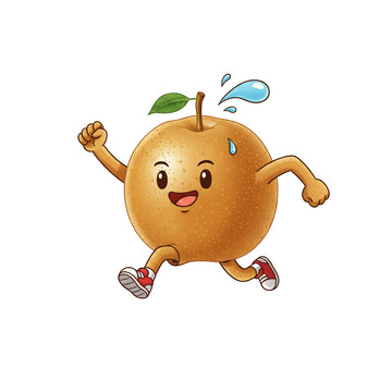 插画卡通梨子3