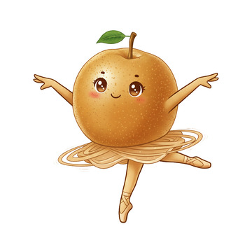 插画卡通梨子25