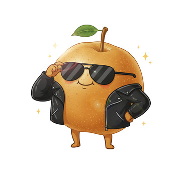 插画卡通梨子11