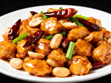 宫保鸡丁美食摄影图片