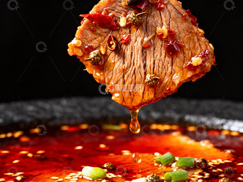 高清大图下载【趣麦麦图】香辣牛肉美食摄影