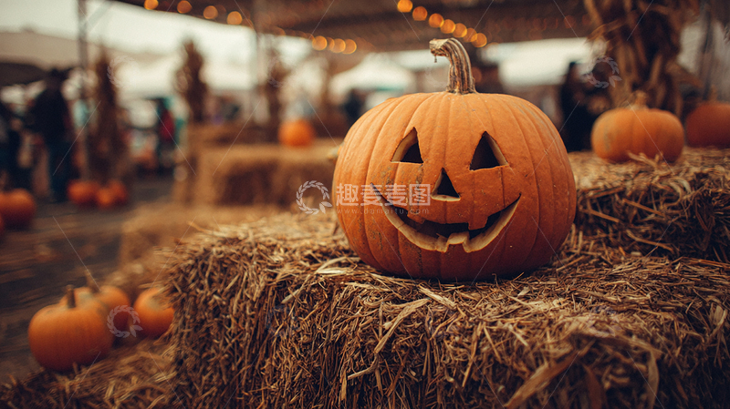 高清大图下载【趣麦麦图】万圣节南瓜装饰艺术