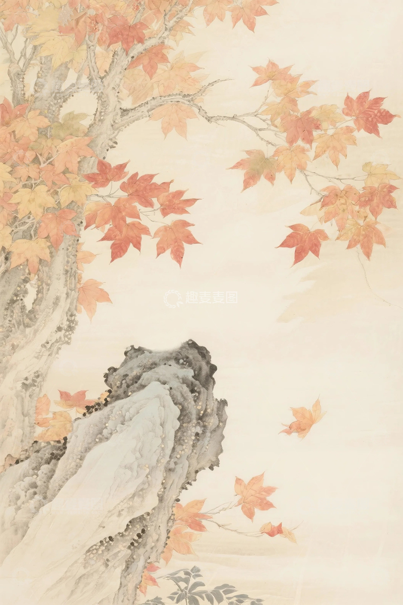 高清大图下载【趣麦麦图】国画国风背景4