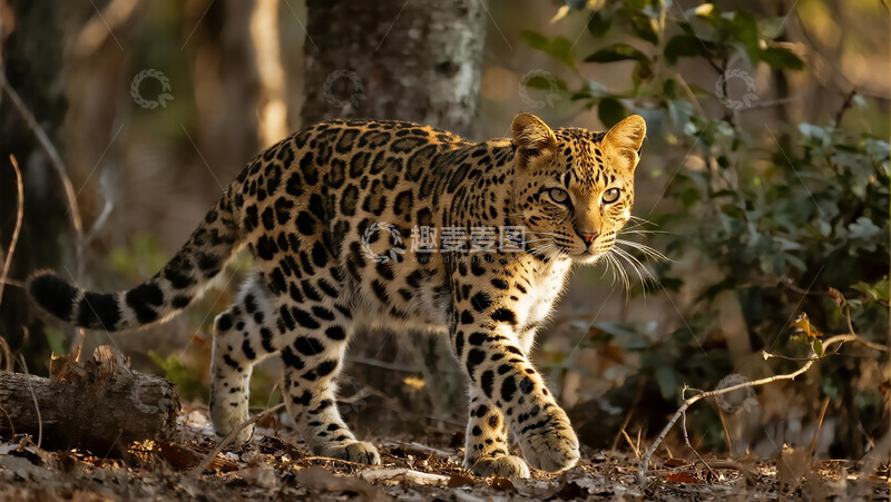 高清大图下载【趣麦麦图】生物百科凶兽之豹