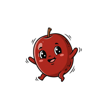 插画卡通红枣5