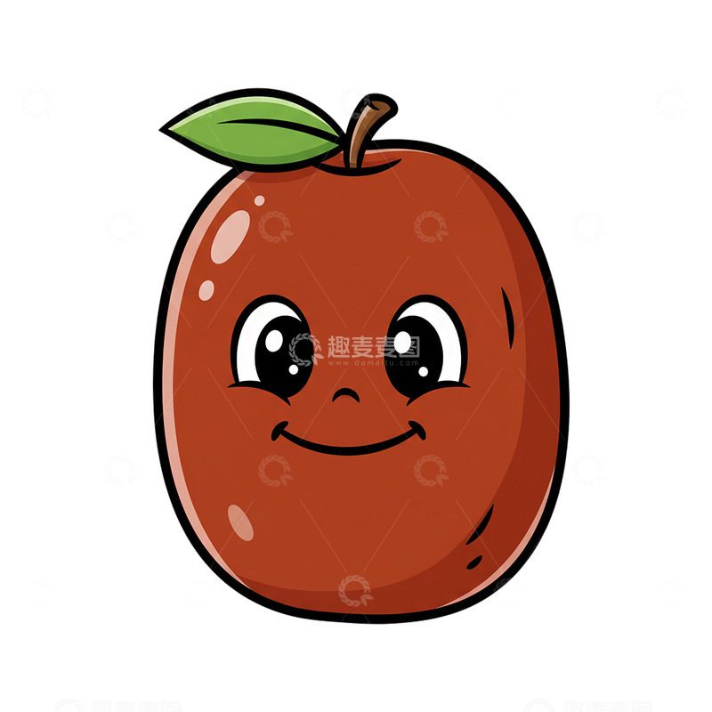 高清大图下载【趣麦麦图】插画漫画红枣6