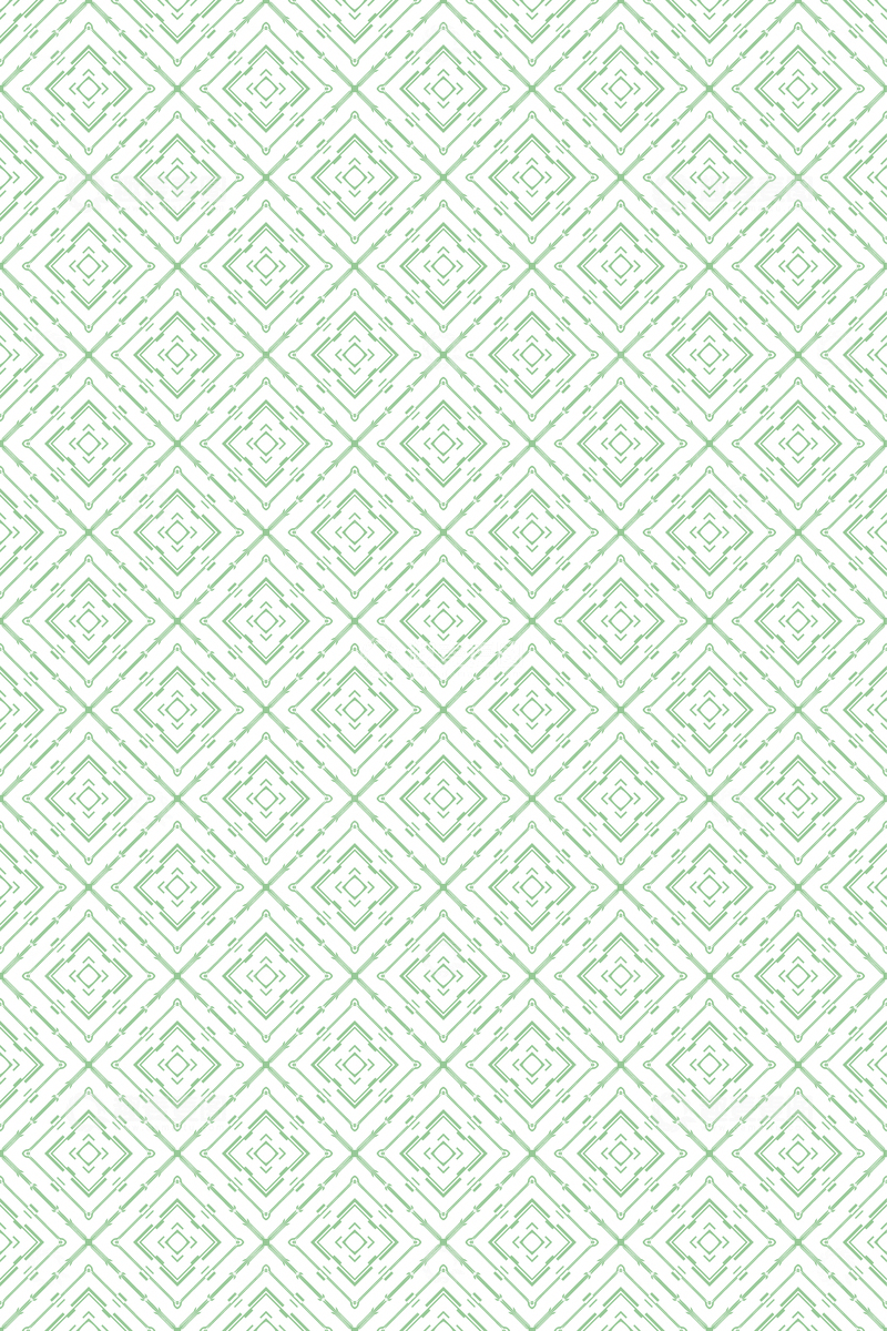 绿色几何花纹无缝图案22