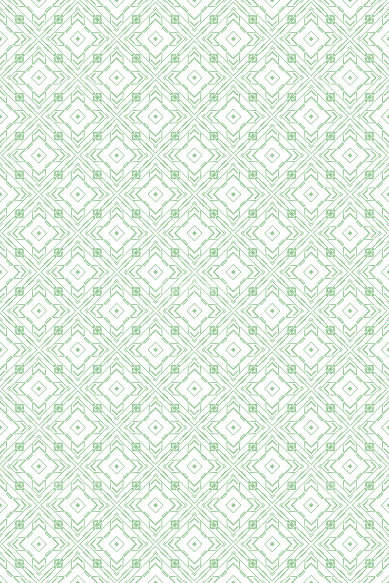 绿色几何花纹无缝图案87