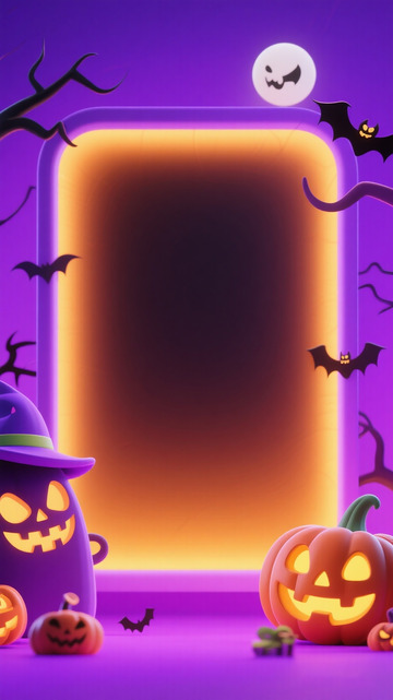 万圣节卡通背景