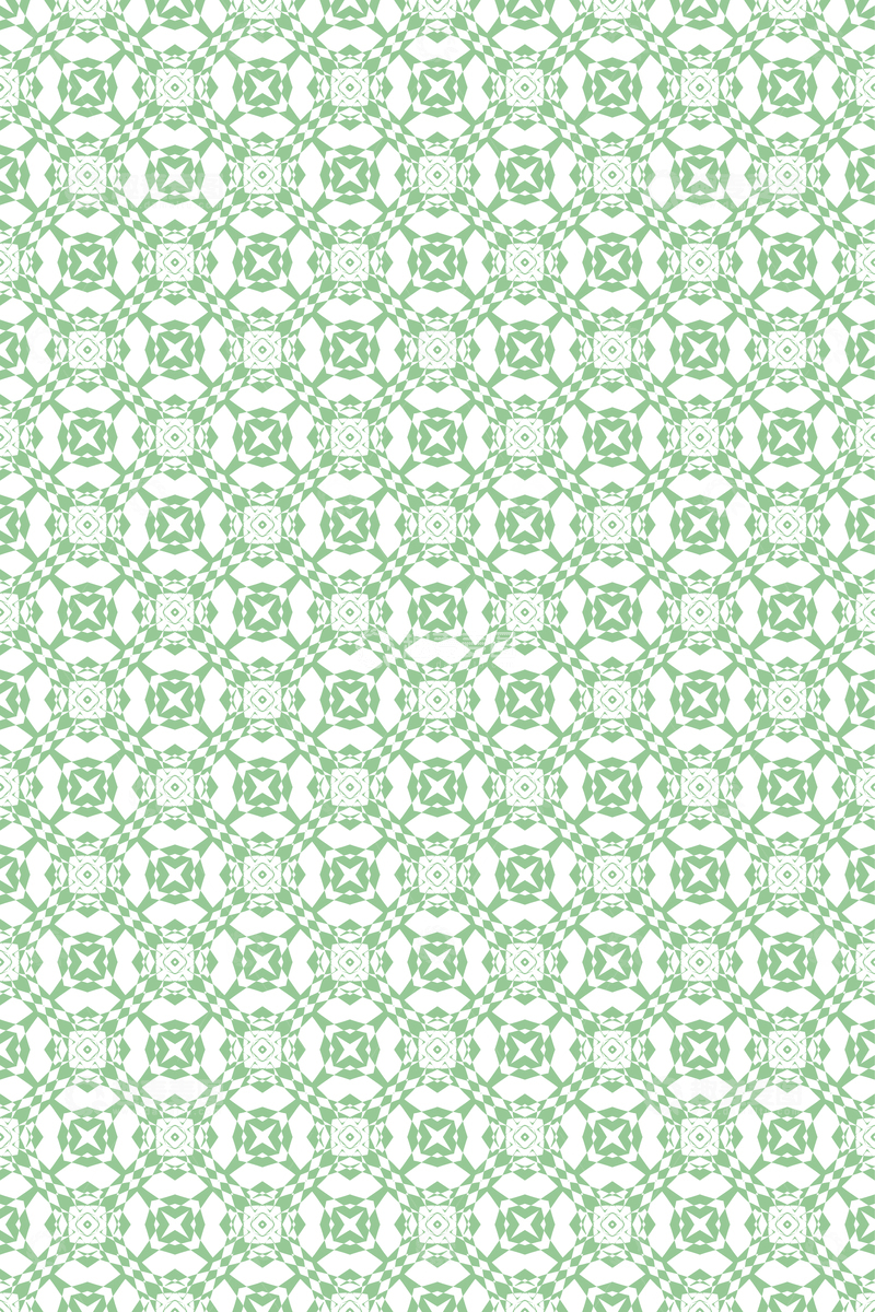 绿色几何花纹无缝图案94