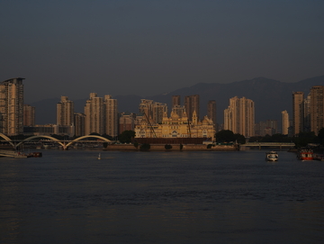 傍晚的广州真好看