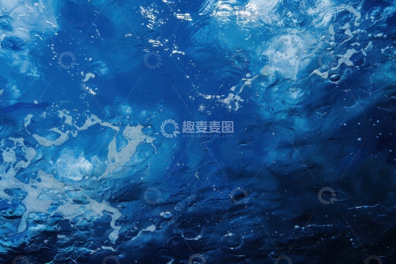 高清大图下载【趣麦麦图】下雨水面波纹美景