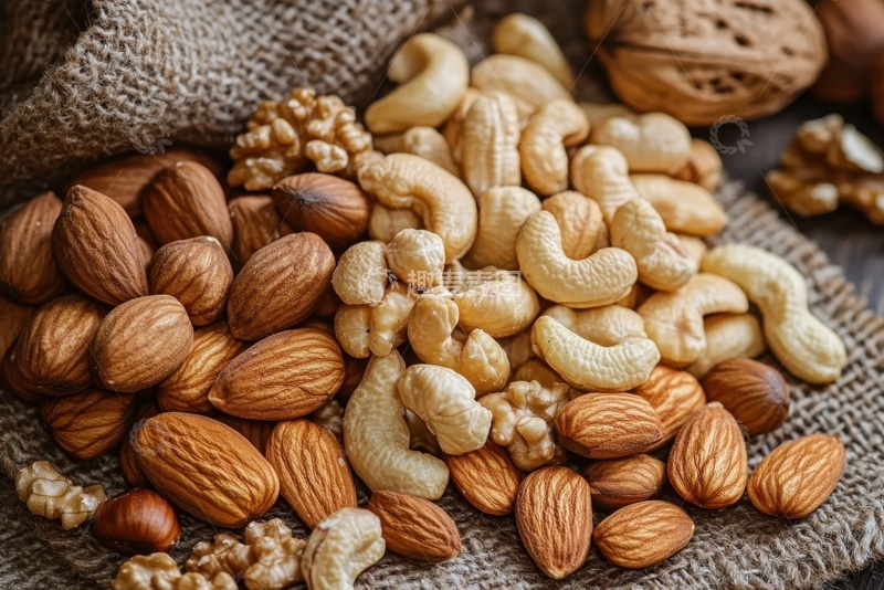 高清大图下载【趣麦麦图】一堆腰果坚果美食