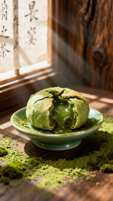 流心抹茶酥3