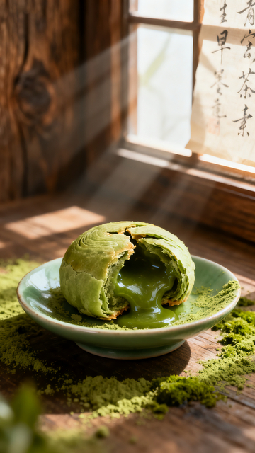 流心抹茶酥2