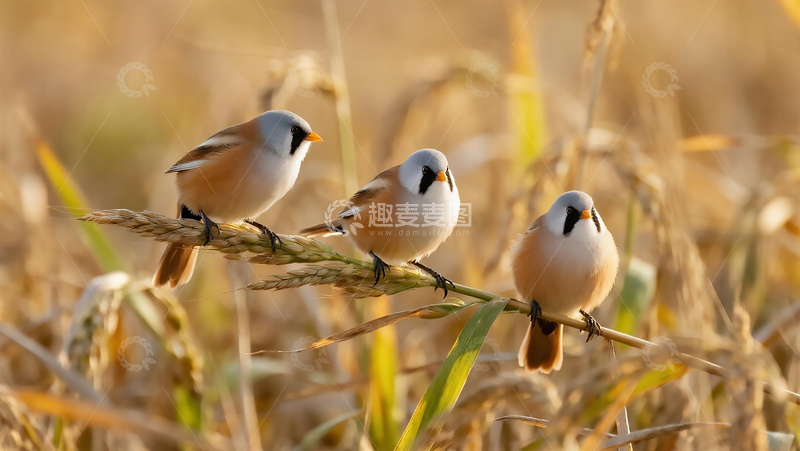 高清大图下载【趣麦麦图】生物百科鸟类之白腰文鸟