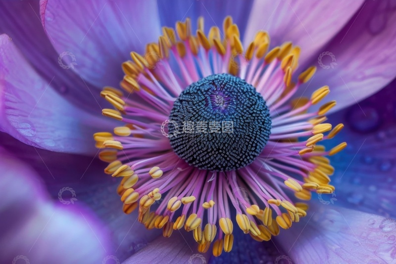 高清大图下载【趣麦麦图】盛开的花蕊特写摄影