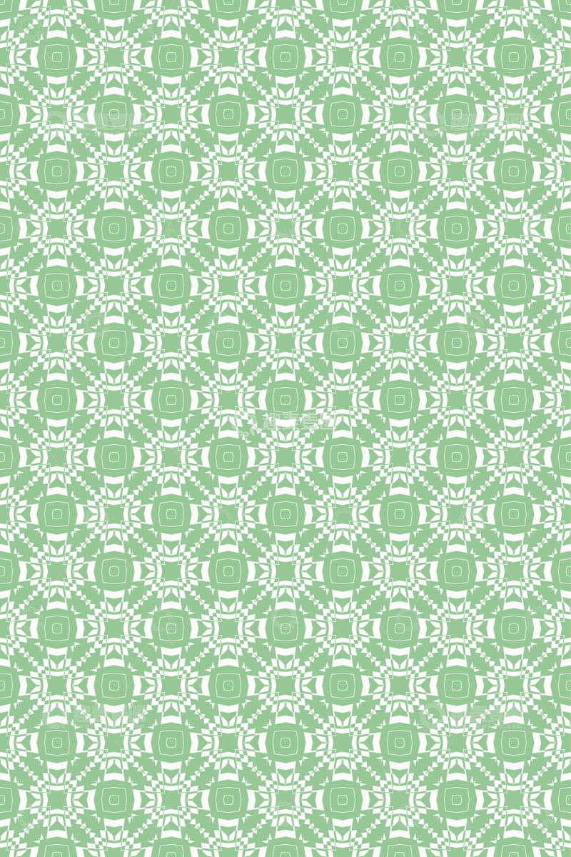 绿色几何花纹无缝图案121