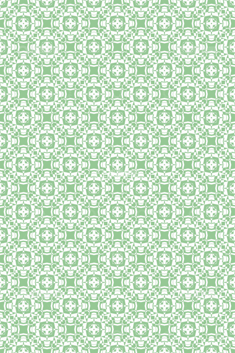 绿色几何花纹无缝图案101