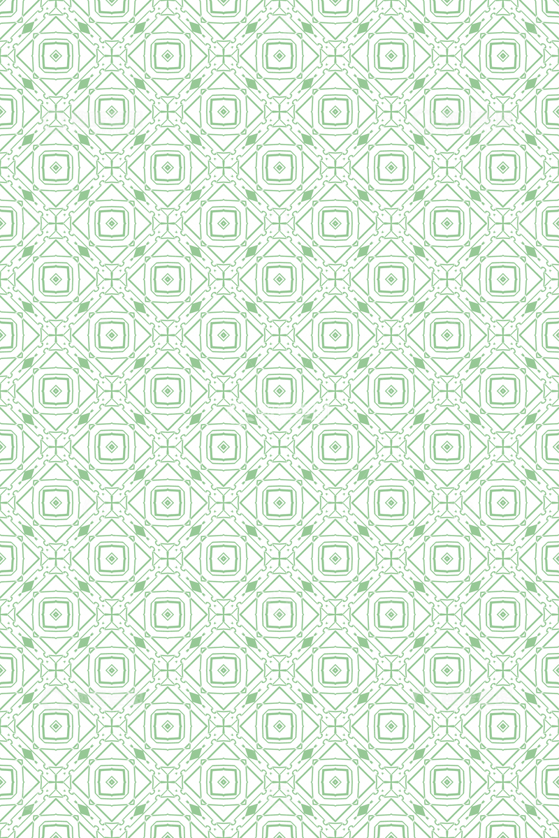 绿色几何花纹无缝图案115