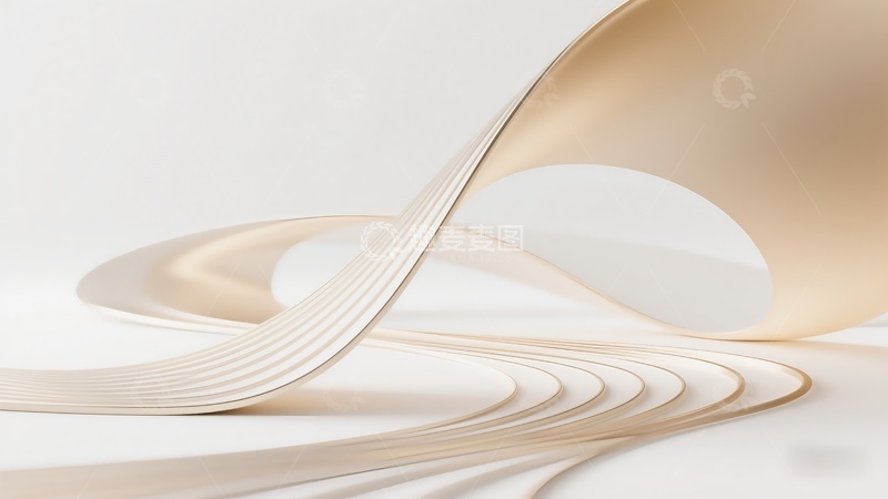 高清大图下载【趣麦麦图】抽象曲线流线艺术